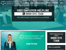 Tablet Screenshot of employment-advice-bureau.co.uk